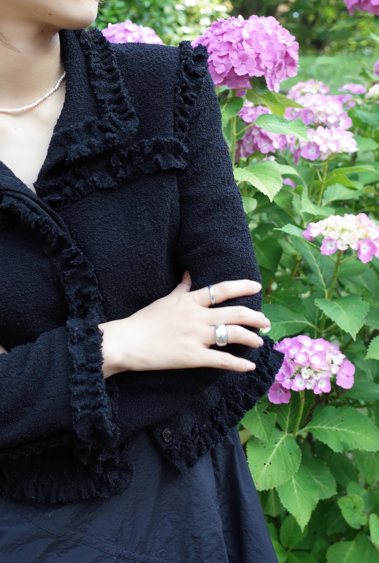 CHANEL 03A Runway Black Jacket